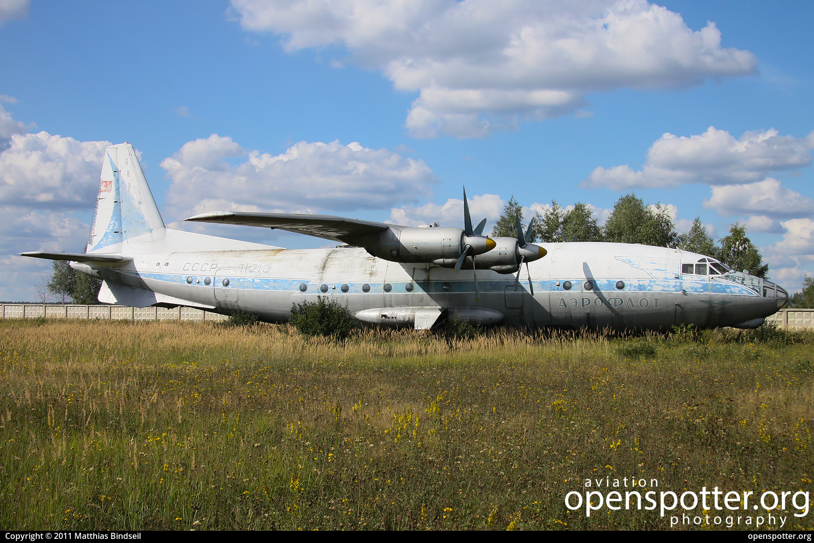 CCCP-11213 - Aeroflot Russian Airlines Antonov An-10 at Monino Airfield taken by Matthias Bindseil | openspotter.org | ID: 50379