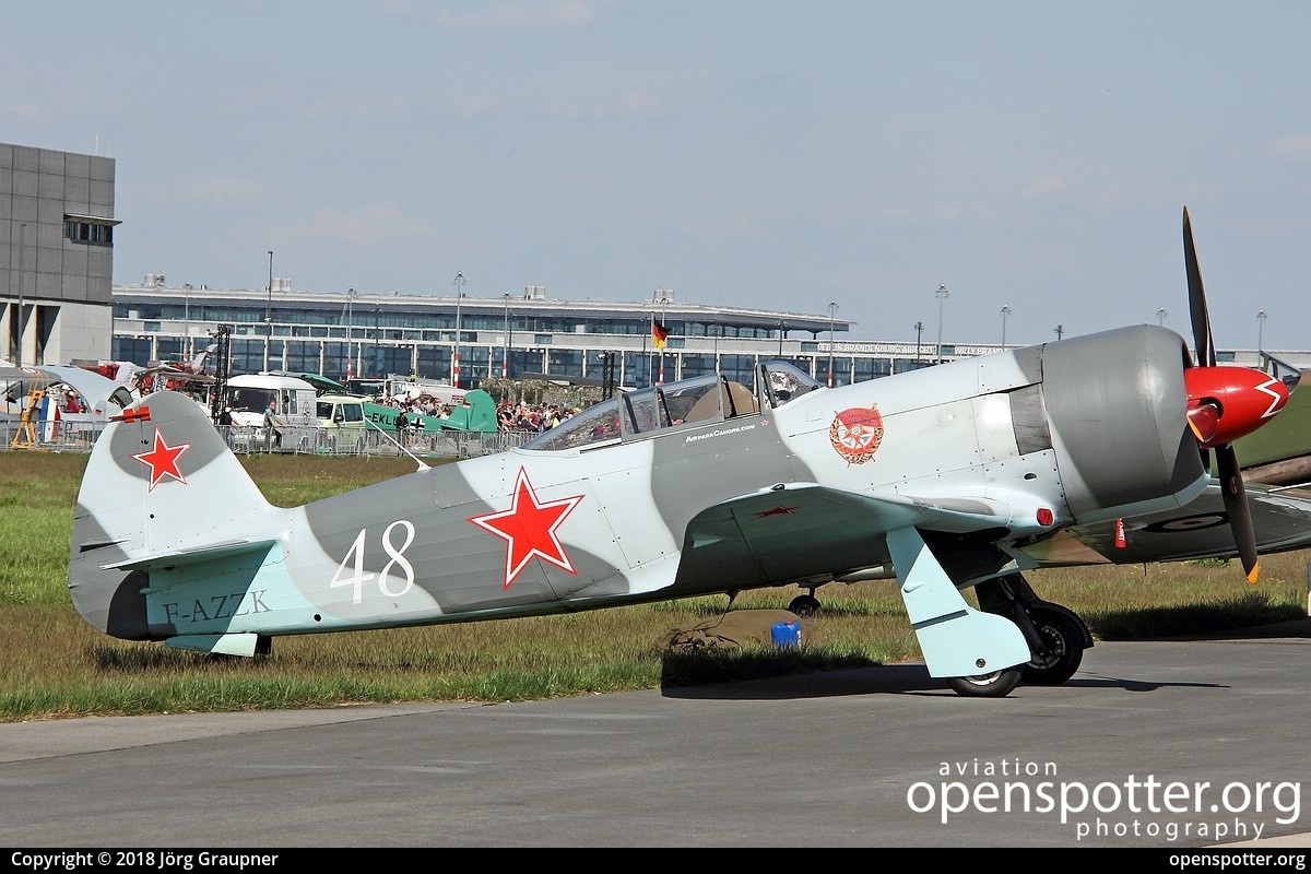 F-AZZK - Private / Untitled Yakovlev Yak-3UWP at Berlin-Schönefeld International Airport (SXF/EDDB) taken by Jörg Graupner | openspotter.org | ID: 53872