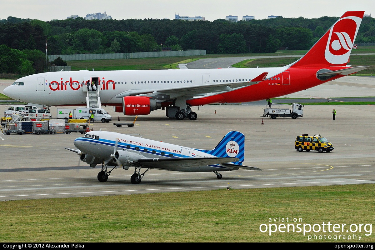 PH-PBA - KLM Royal Dutch Airlines Douglas DC-3C (S1C3G) at Berlin-Tegel Airport (TXL/EDDT) taken by Alexander Pelka | openspotter.org | ID: 11699