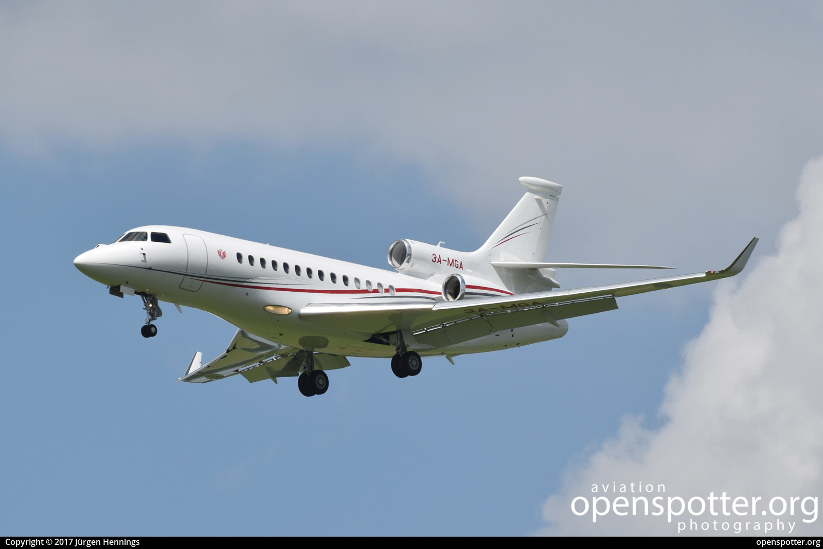 3A-MGA - Government of Monaco Dassault Falcon 7X at Berlin-Schönefeld International Airport (SXF/EDDB) taken by Jürgen Hennings | openspotter.org | ID: 44056