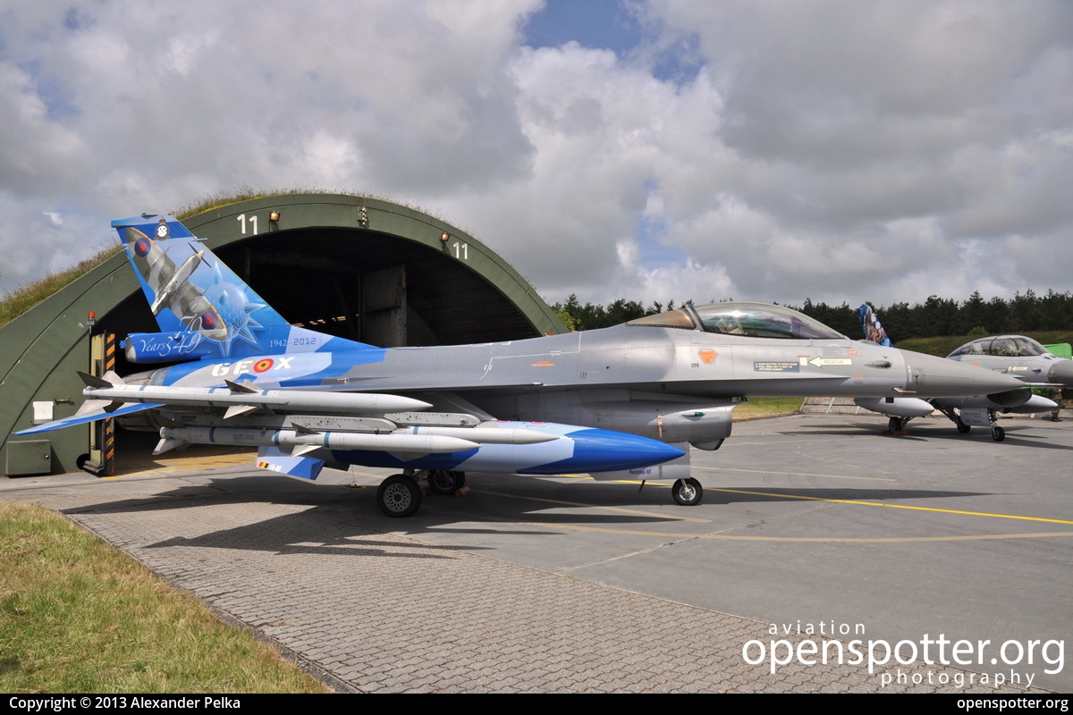 FA-110 - Belgian Air Force SABCA F-16AM Fighting Falcon at Fliegerhorst Wittmundhafen (ETNT) taken by Alexander Pelka | openspotter.org | ID: 10066