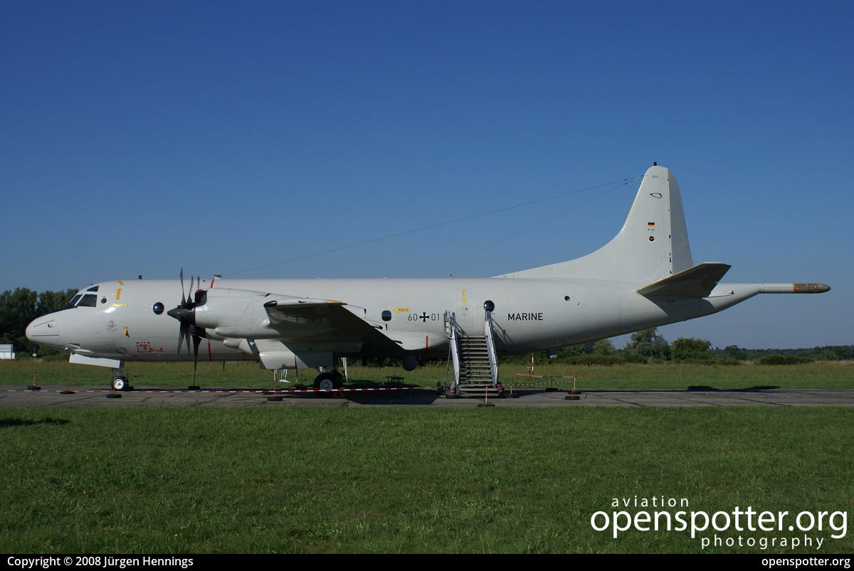 60+01 - German Navy (Marine) Lockheed P-3C at Flugplatz Rechlin-Lärz (REB/EDAX) taken by Jürgen Hennings | openspotter.org | ID: 38747