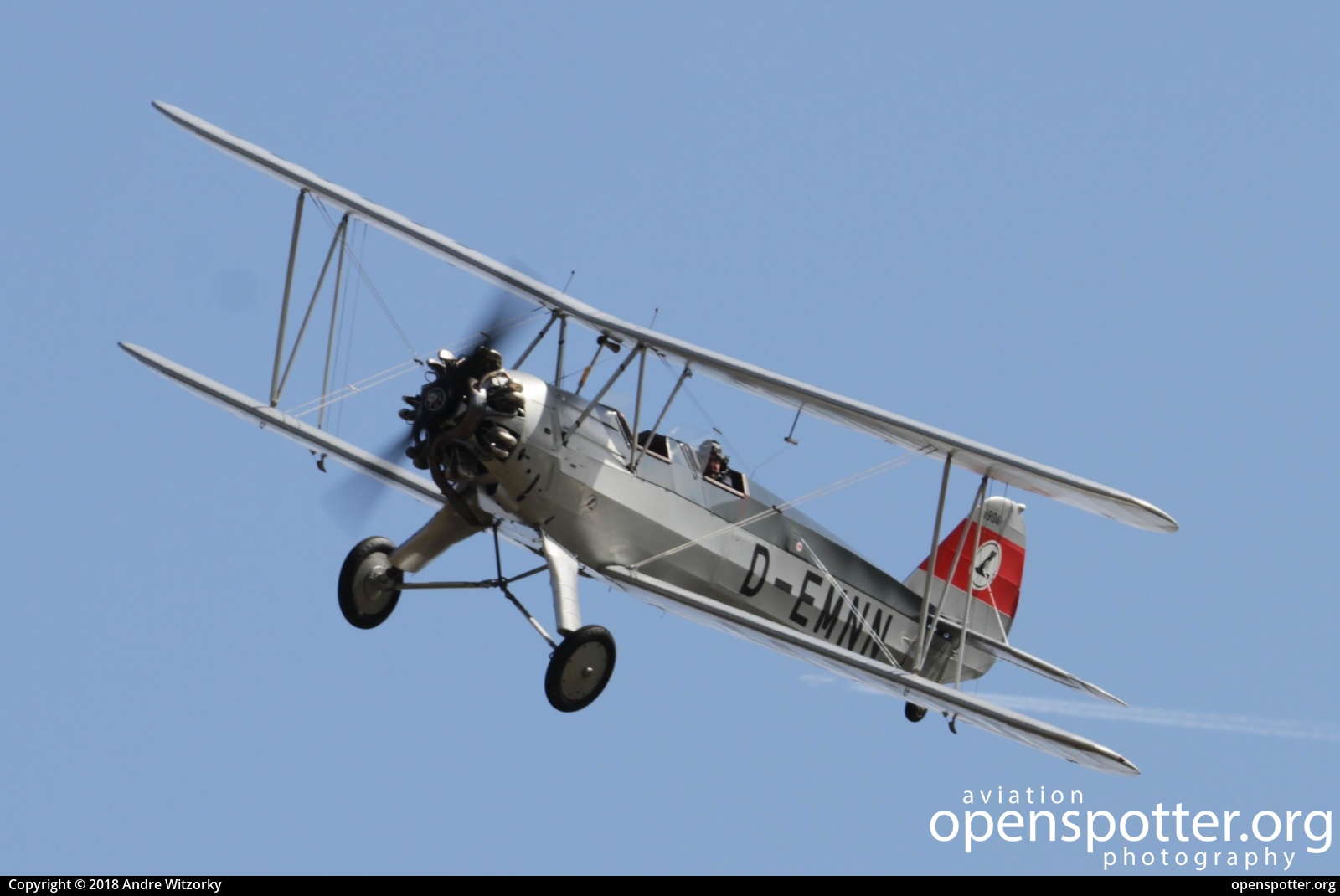 D-EMNN - Private / Untitled Focke-Wulf Fw-44J Stieglitz at Flugplatz Bienenfarm (EDOI) taken by Andre Witzorky | openspotter.org | ID: 53550