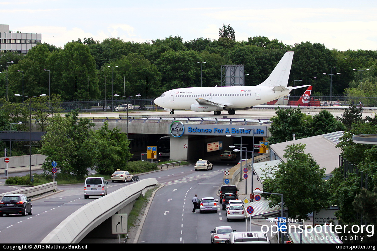 YU-ANP - Aviogenex Boeing 737-2K3(A) at Berlin-Tegel Airport (TXL/EDDT) taken by Matthias Bindseil | openspotter.org | ID: 7262