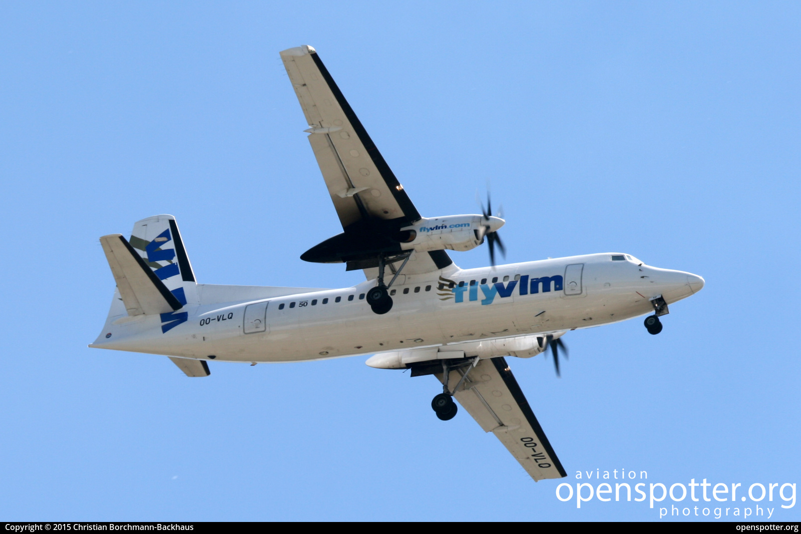 OO-VLQ - VLM Airlines Fokker F50 at Berlin-Schönefeld International Airport (SXF/EDDB) taken by Christian Borchmann-Backhaus | openspotter.org | ID: 53021