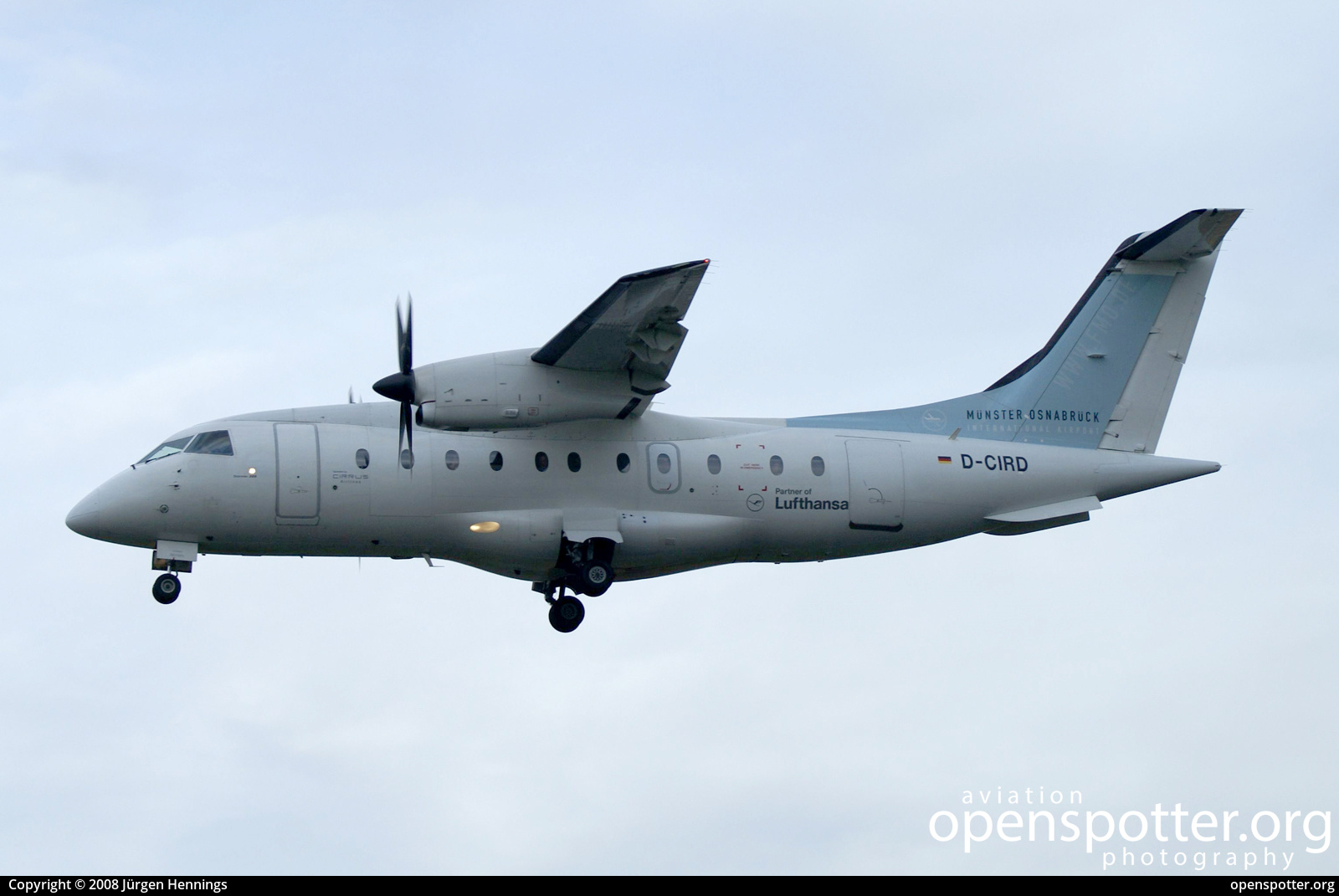 D-CIRD - Cirrus Airlines Dornier 328-110 at Berlin-Tempelhof International Airport (THF/EDDI) taken by Jürgen Hennings | openspotter.org | ID: 49951