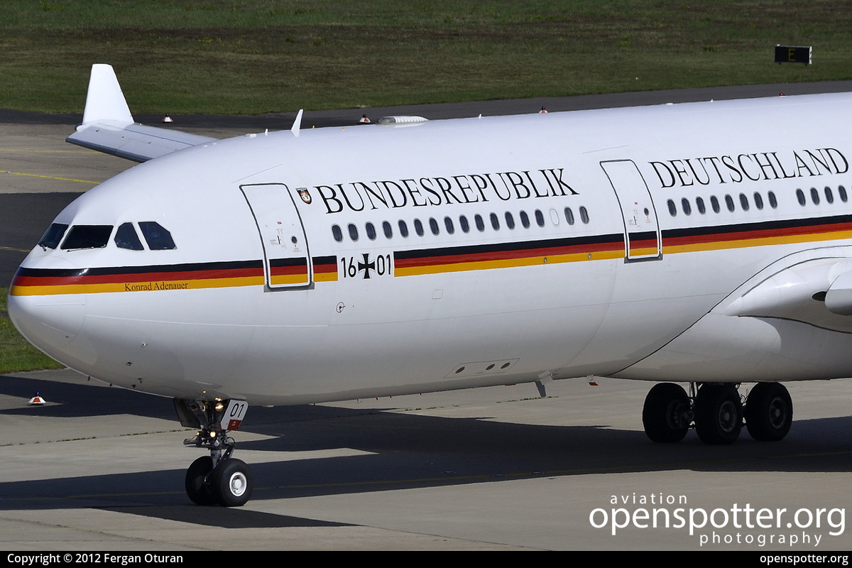 16+01 - Luftwaffe (German Air Force) Airbus A340-313X at Cologne Bonn Airport (Köln/Bonn - Konrad Adenauer) (CGN/EDDK) taken by Fergan Oturan | openspotter.org | ID: 2981