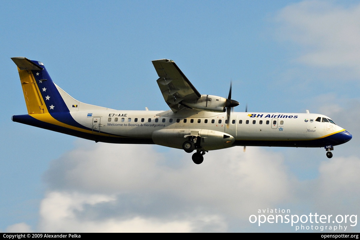 E7-AAE - BH Airlines ATR 72-212 at Berlin-Tegel Airport (TXL/EDDT) taken by Alexander Pelka | openspotter.org | ID: 10475
