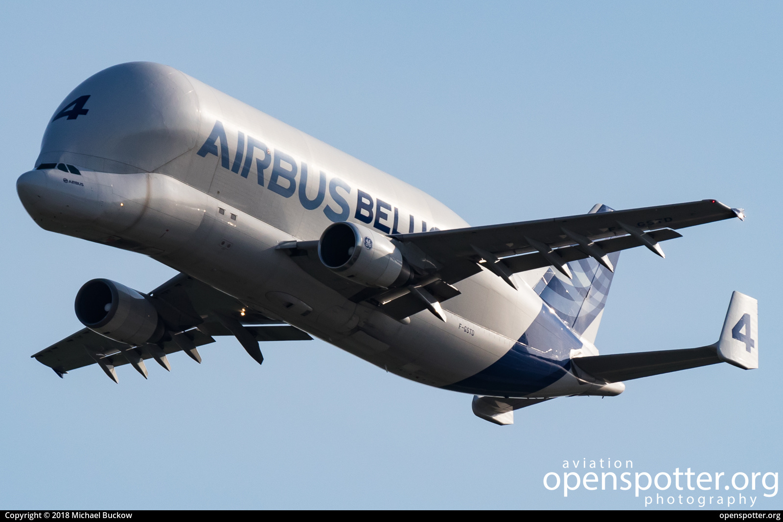 F-GSTD - Airbus Transport International Airbus A300-608ST Beluga (F) at Berlin-Schönefeld International Airport (SXF/EDDB) taken by Michael Buckow | openspotter.org | ID: 54073