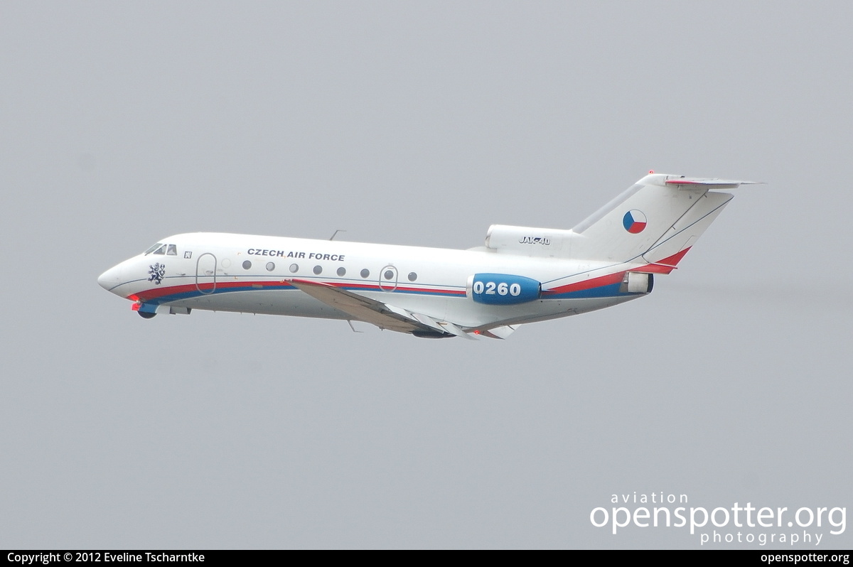 0260 - Czech Air Force Yakovlev Yak-40K at Berlin-Tegel Airport (TXL/EDDT) taken by Eveline Tscharntke | openspotter.org | ID: 2447
