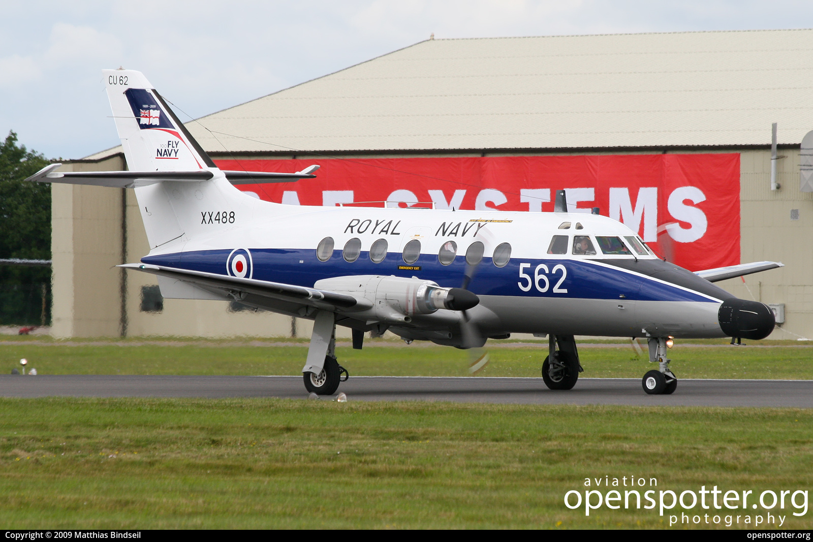 XX488 - Royal Navy HANDLEY PAGE HP-137 Jetstream 200 at RAF Fairford (FFD/EGVA) taken by Matthias Bindseil | openspotter.org | ID: 49170