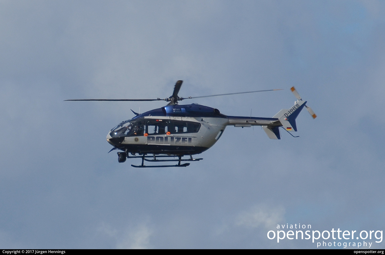 D-HHEB - Polizeihubschrauberstaffel Hessen Eurocopter-Kawasaki EC-145 (BK-117C-2) at Frankfurt International Airport (FRA/EDDF) taken by Jürgen Hennings | openspotter.org | ID: 47796