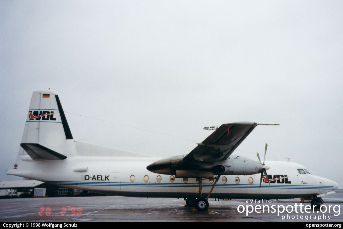 D-AELK - WDL Aviation Fokker F27-600 Friendship at Berlin-Schönefeld International Airport (SXF/EDDB) taken by Wolfgang Schulz | openspotter.org | ID: 2182