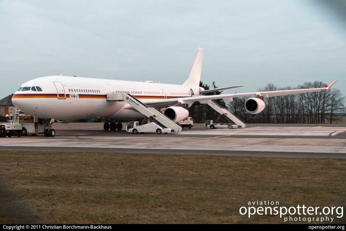 98+47 - German Air Force (Luftwaffe) Airbus A340-313X at Berlin-Schönefeld International Airport (SXF/EDDB) taken by Christian Borchmann-Backhaus | openspotter.org | ID: 860