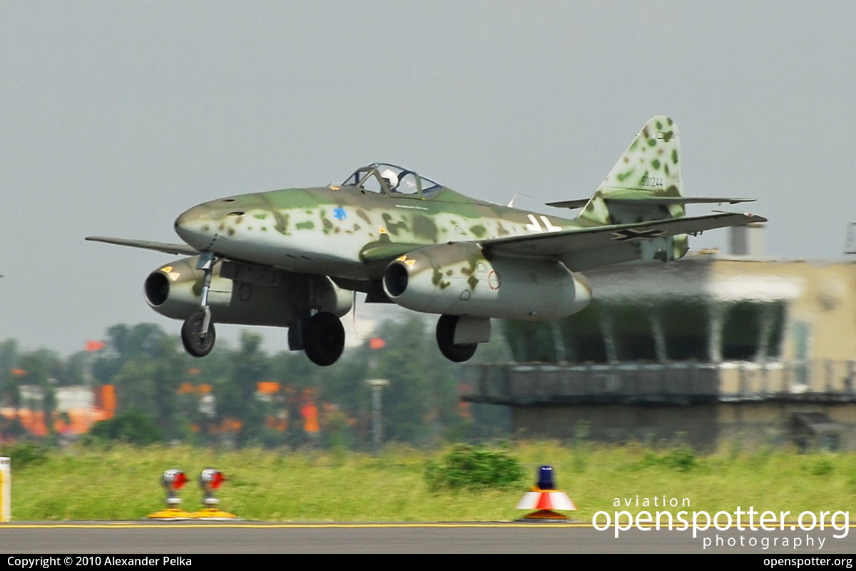D-IMTT - Messerschmitt Stiftung Messerschmitt Me-262A-1C at Berlin-Schönefeld International Airport (SXF/EDDB) taken by Alexander Pelka | openspotter.org | ID: 12744