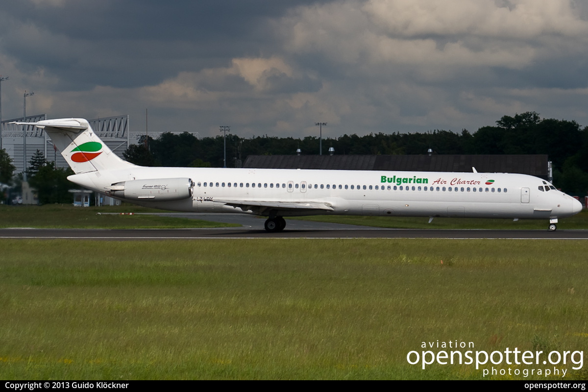 LZ-LDY - Bulgarian Air Charter McDonnell Douglas MD-82 at Frankfurt International Airport (FRA/EDDF) taken by Guido Klöckner | openspotter.org | ID: 7605