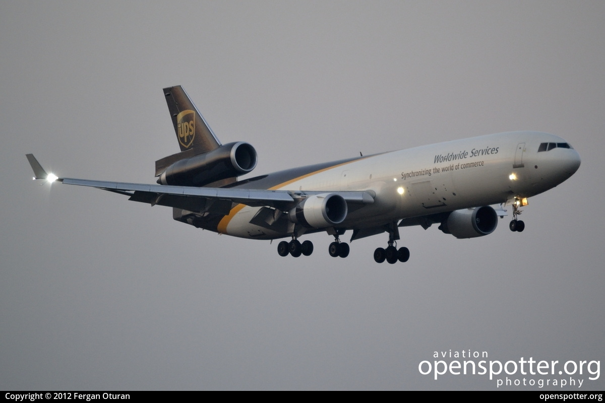 N251UP - United Parcel Service McDonnell Douglas MD-11F at Cologne Bonn Airport (Köln/Bonn - Konrad Adenauer) (CGN/EDDK) taken by Fergan Oturan | openspotter.org | ID: 2411