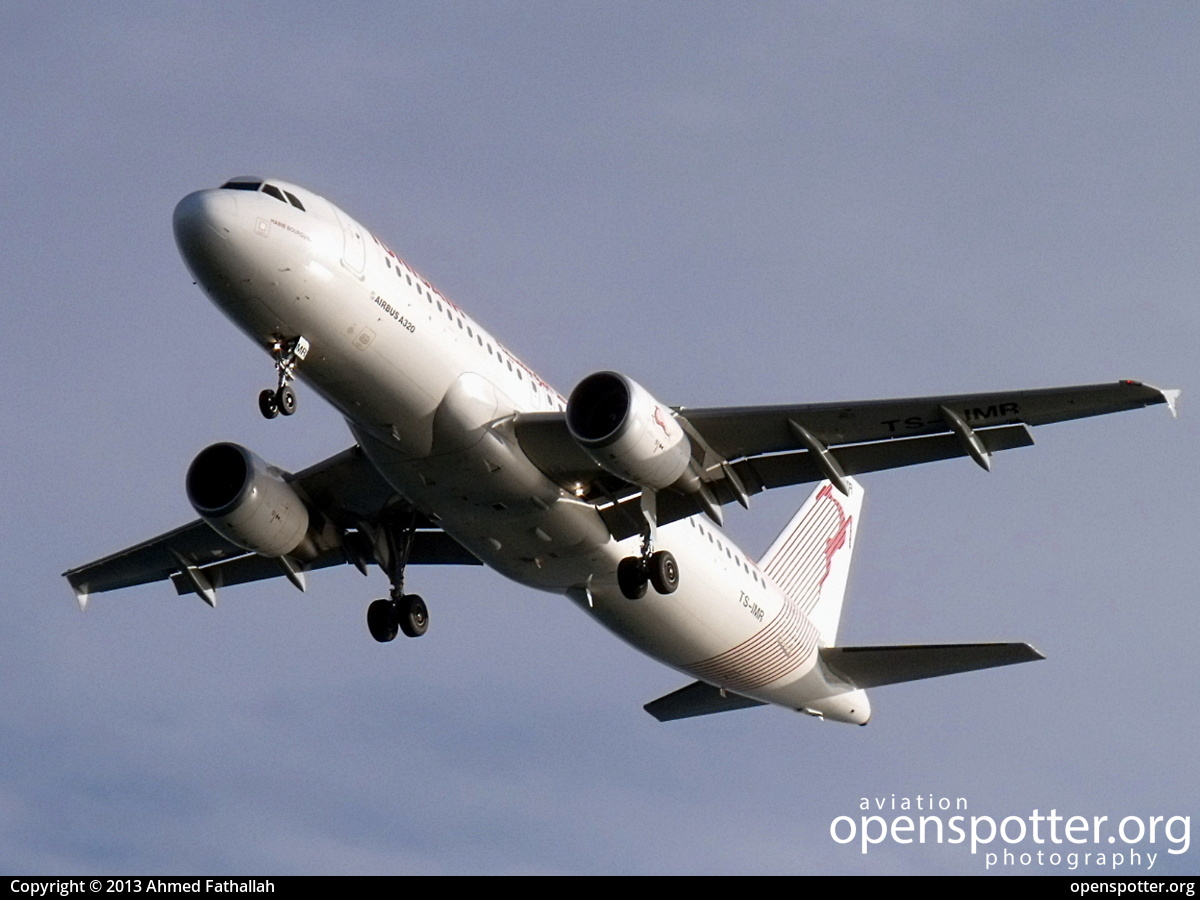 TS-IMR - Tunisair Airbus A320-214 at Tunis-Carthage International Airport (TUN/DTTA) taken by Ahmed Fathallah | openspotter.org | ID: 6504
