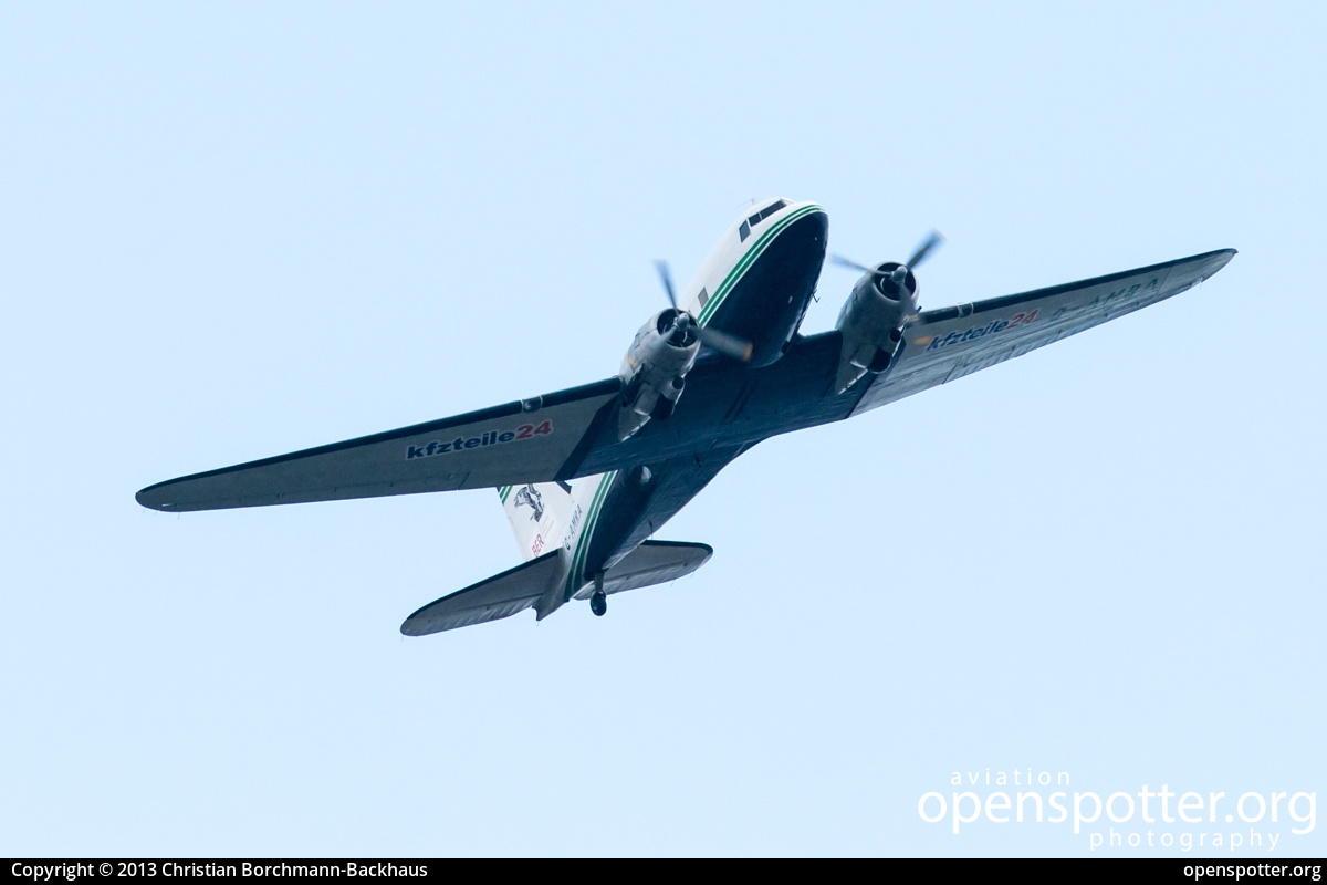G-AMRA - Förderverein Rosinenbomber e.V. Douglas DC-3C at Berlin-Schönefeld International Airport (SXF/EDDB) taken by Christian Borchmann-Backhaus | openspotter.org | ID: 8155