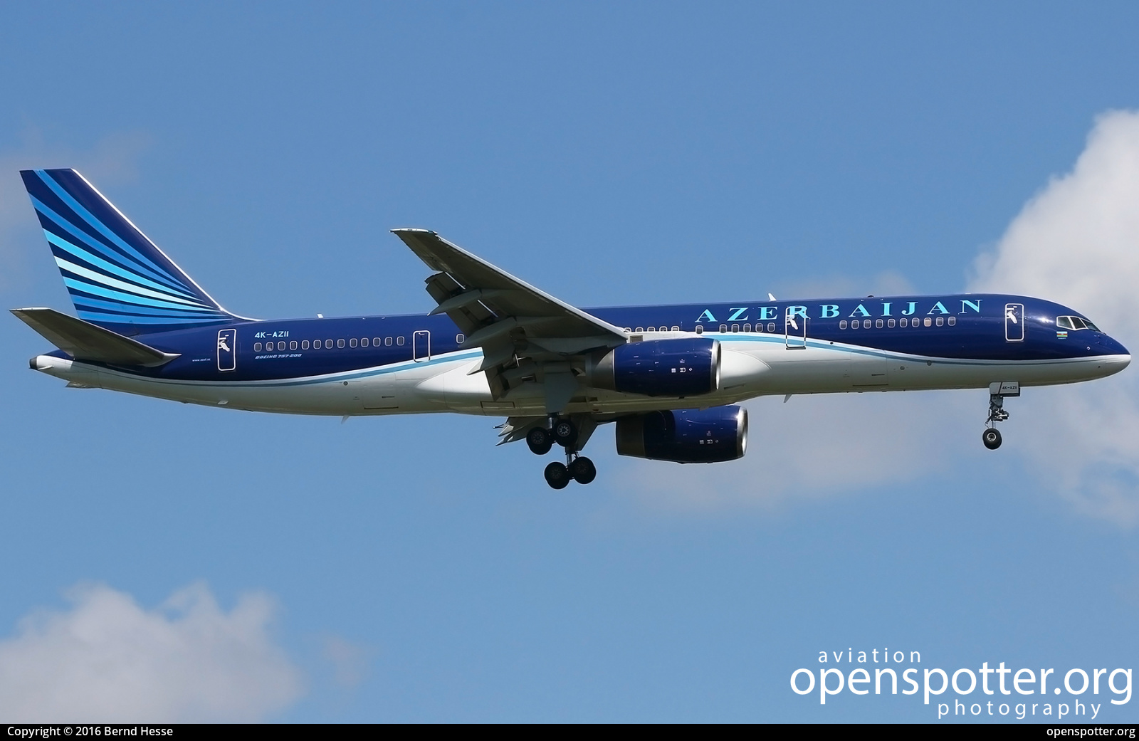 4K-AZ11 - Azerbaijan Airlines Boeing 757-22L at Atatürk International Airport (Yesilköy International) (IST/LTBA) taken by Bernd Hesse | openspotter.org | ID: 41137