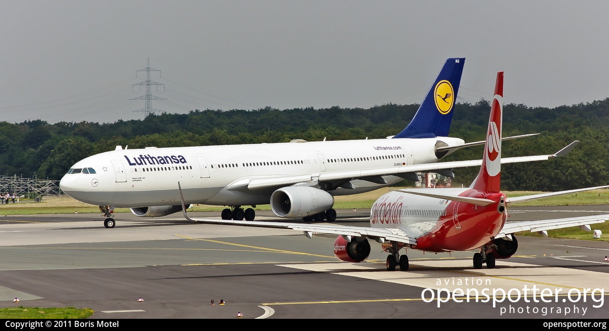 D-AIKG - Lufthansa Airbus A330-343X at Düsseldorf International Airport (DUS/EDDL) taken by Boris Motel | openspotter.org | ID: 1416