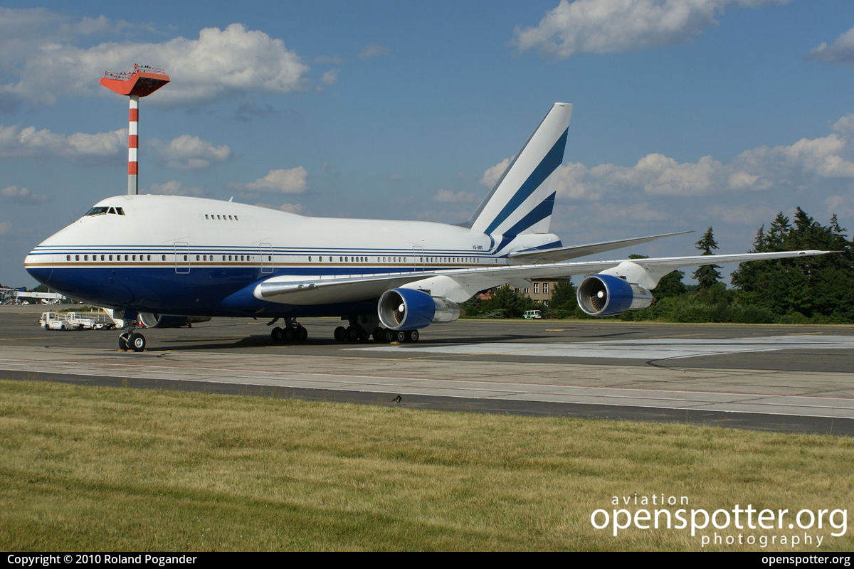 VQ-BMS - Private / Untitled Boeing 747SP-21 at Berlin-Schönefeld International Airport (SXF/EDDB) taken by Roland Pogander | openspotter.org | ID: 3726