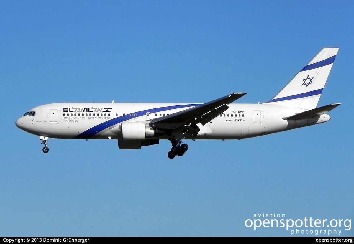 4X-EAF - El Al Israel Airlines Boeing 767-27E(ER) at Berlin-Schönefeld International Airport (SXF/EDDB) taken by Dominic Grünberger | openspotter.org | ID: 7541