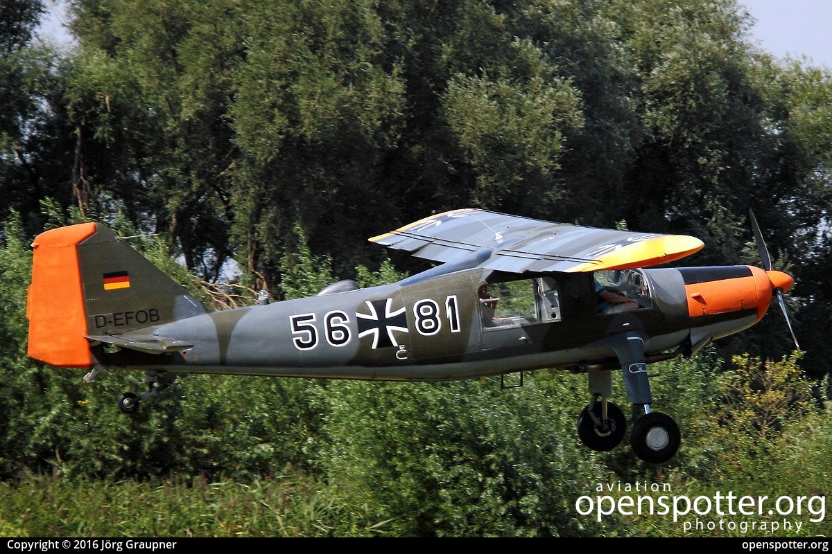D-EFOB - Private / Untitled Dornier Do-27A-4 at off airport (Germany) (YYY/YYYY) taken by Jörg Graupner | openspotter.org | ID: 49967