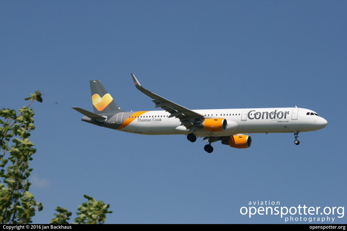 D-AIAH - Condor Airbus A321-211(WL) at Berlin-Schönefeld International Airport (SXF/EDDB) taken by Jan Backhaus | openspotter.org | ID: 29745