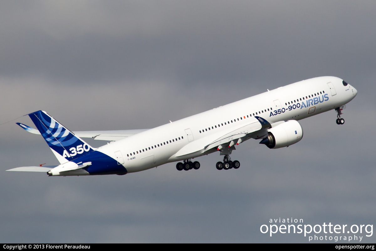 F-WXWB - Airbus Industrie Airbus A350-941 at Toulouse Blagnac International Airport (TLS/LFBO) taken by Florent Peraudeau | openspotter.org | ID: 7428