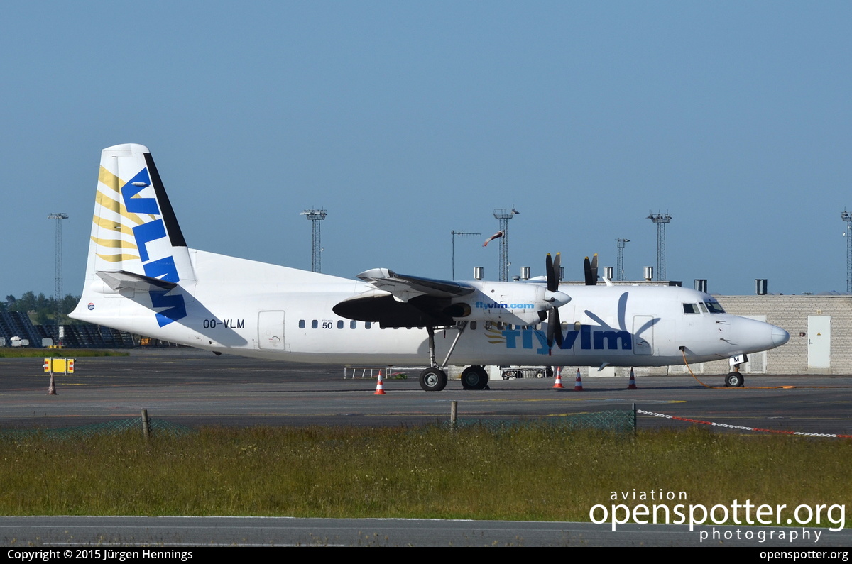 OO-VLM - VLM Airlines Fokker F50 at Copenhagen Airport, Kastrup Airport (CPH/EKCH) taken by Jürgen Hennings | openspotter.org | ID: 32471