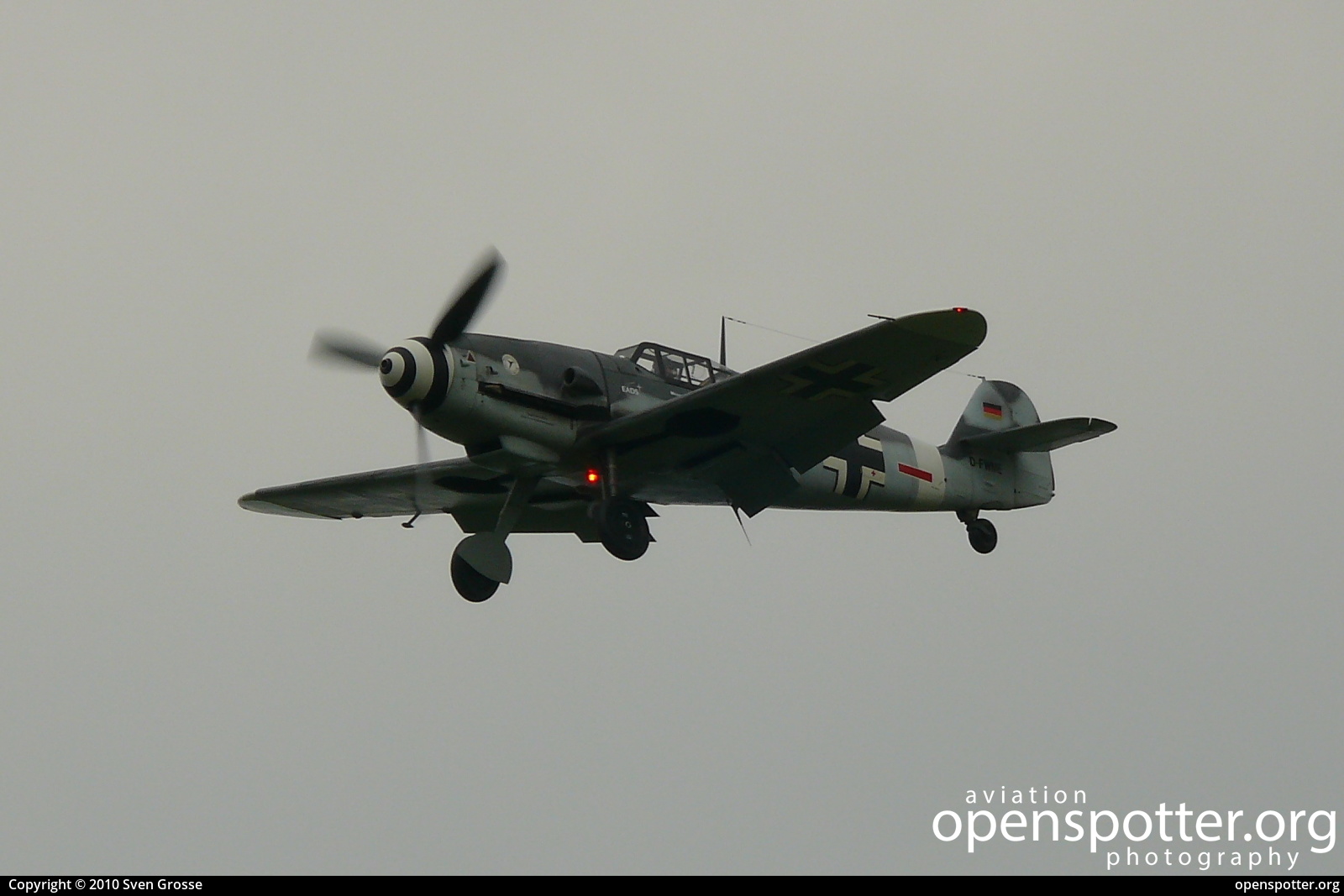 D-FWME - Messerschmitt Stiftung Messerschmitt Bf-109 G4 at Berlin-Schönefeld International Airport (SXF/EDDB) taken by Sven Grosse | openspotter.org | ID: 46022