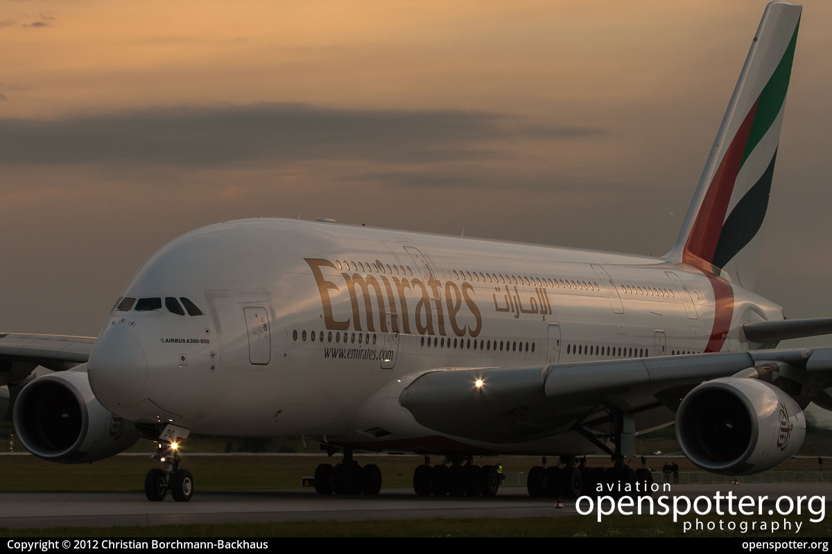 A6-EDC - Emirates Airbus A380-861 at Berlin-Schönefeld International Airport (SXF/EDDB) taken by Christian Borchmann-Backhaus | openspotter.org | ID: 4210