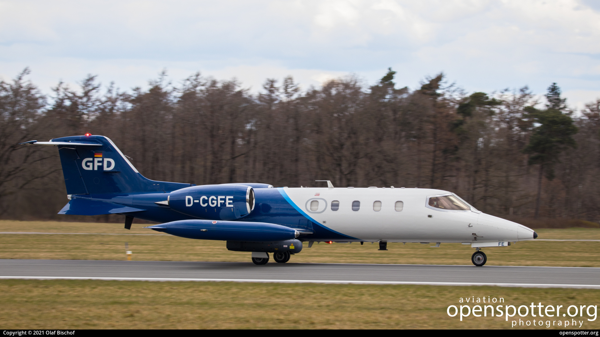 D-CGFE - Gesellschaft für Flugzieldarstellung Bombardier Learjet 36A at Fliegerhorst Hohn (ETNH) taken by Olaf Bischof | openspotter.org | ID: 75387