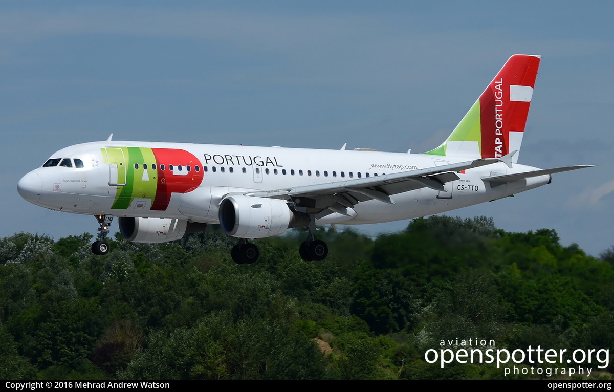 CS-TTQ - TAP - Air Portugal Airbus A319-112 at Luxembourg-Findel International Airport (LUX/ELLX) taken by Mehrad Andrew Watson | openspotter.org | ID: 31069
