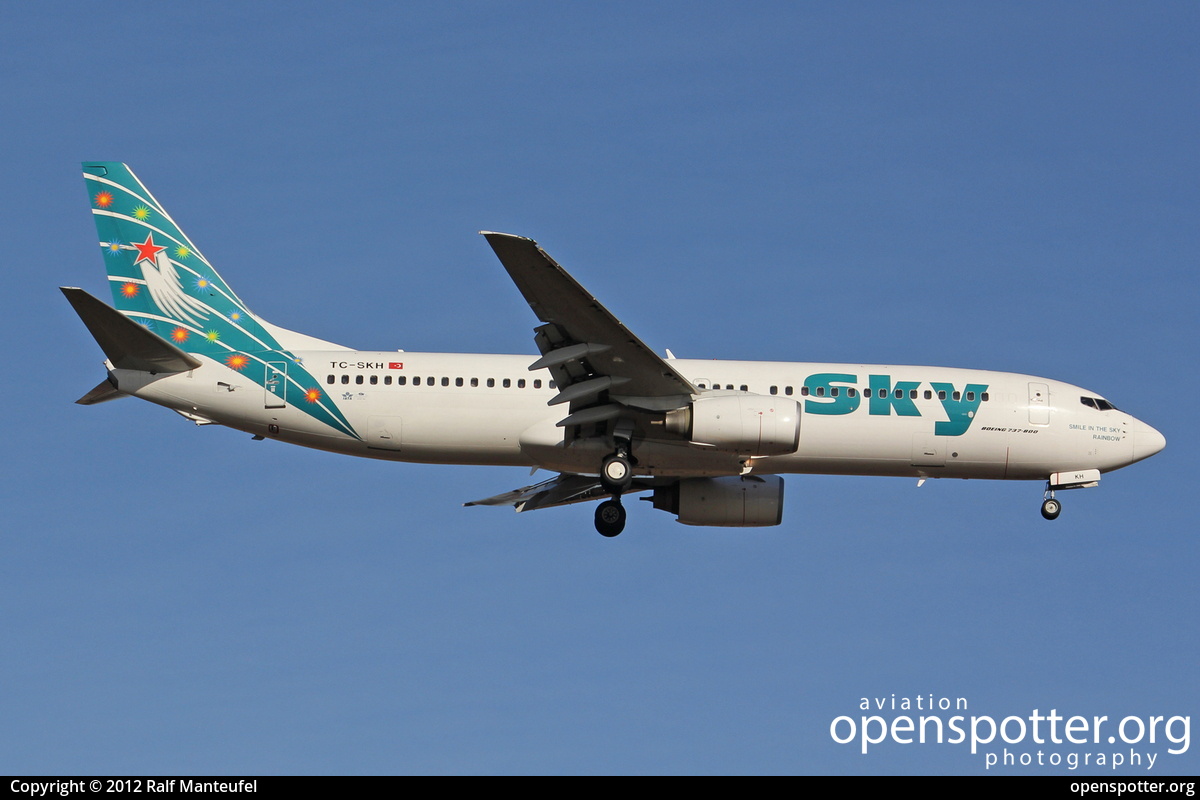 TC-SKH - Sky Airlines Boeing 737-8BK at Berlin-Schönefeld International Airport (SXF/EDDB) taken by Ralf Manteufel | openspotter.org | ID: 3334