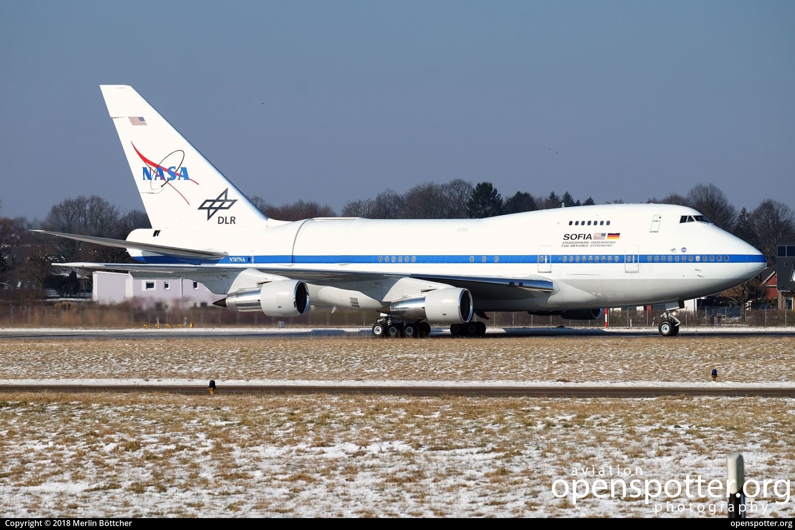 N747NA - NASA (National Aeronautics and Space Administration) Boeing 747SP-21 at Hamburg Airport (Fuhlsbüttel Airport) (HAM/EDDH) taken by Merlin Böttcher | openspotter.org | ID: 52009