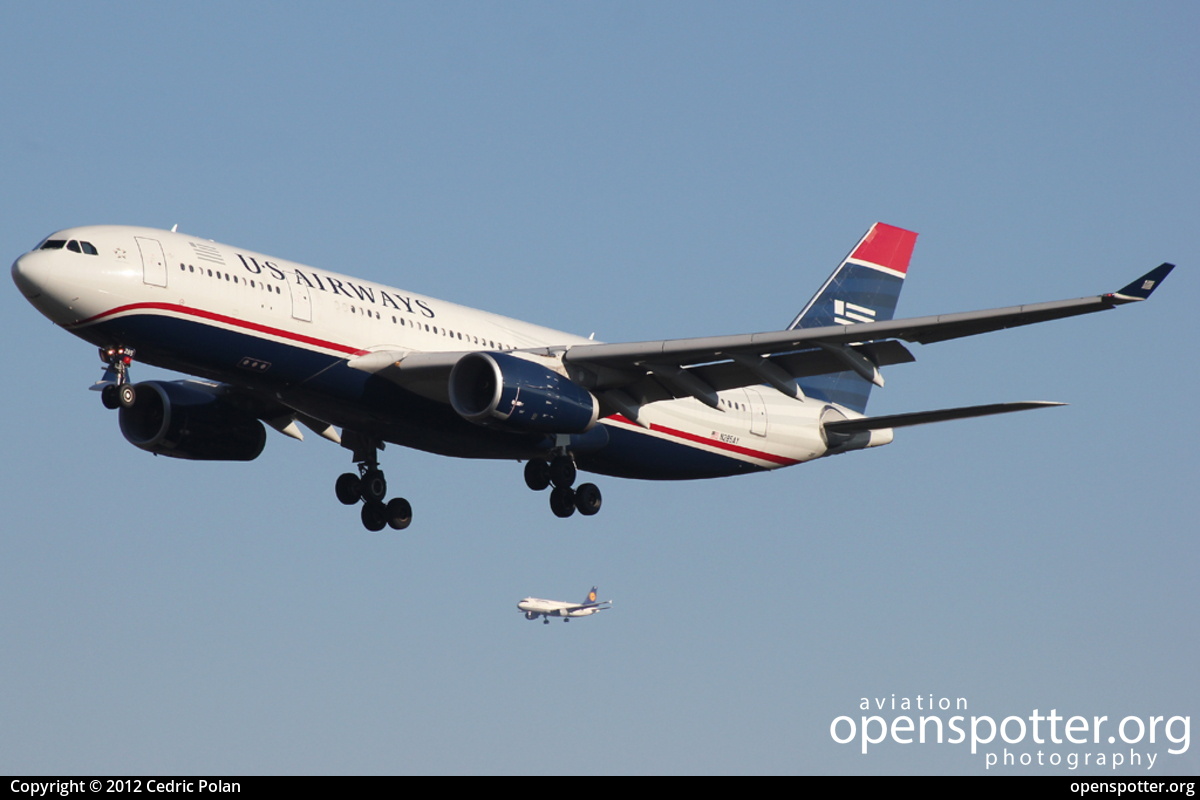 N285AY - US Airways Airbus A330-243 at Frankfurt International Airport (FRA/EDDF) taken by Cedric Polan | openspotter.org | ID: 4716
