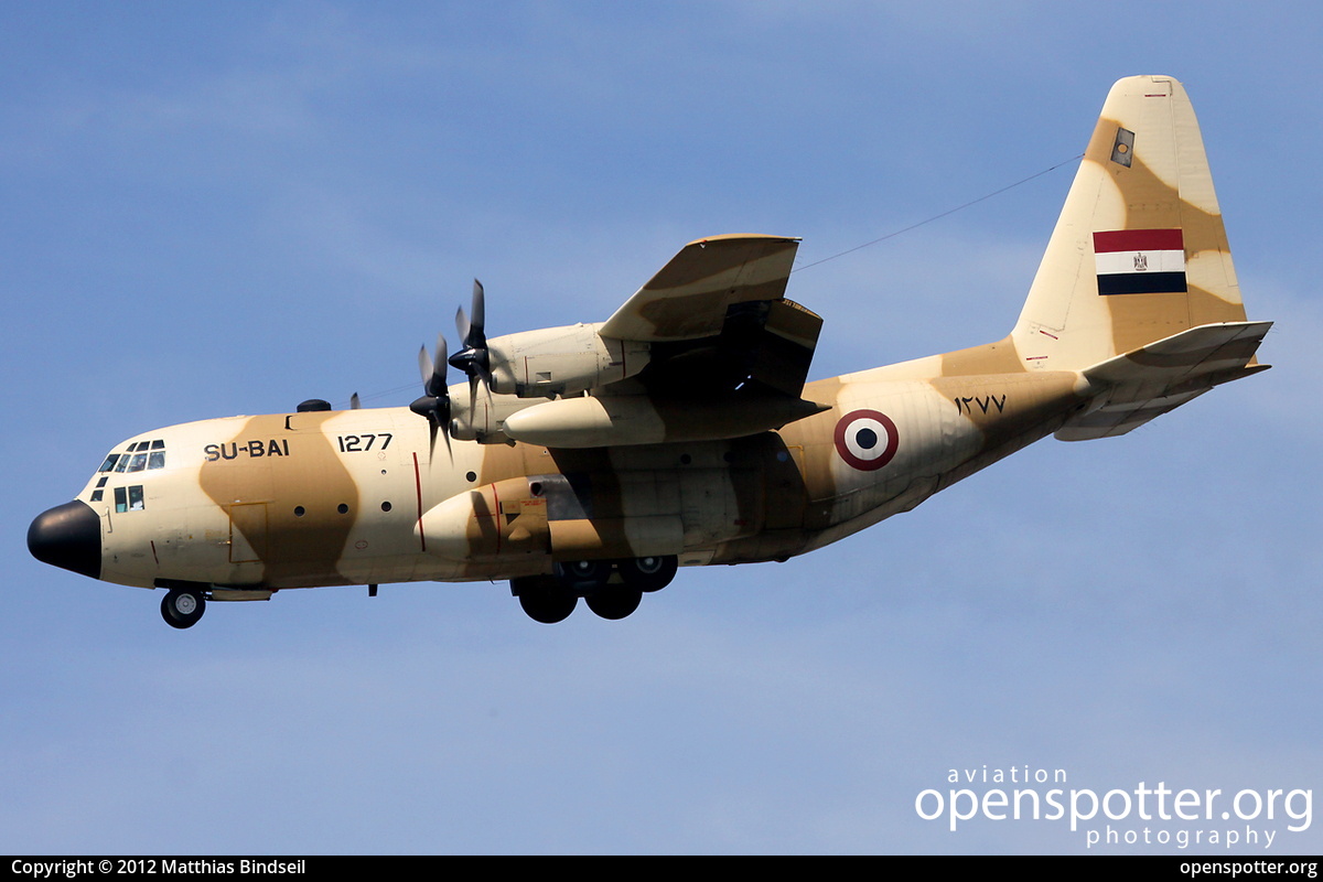 SU-BAI - Egyptian Air Force Lockheed C-130H  Hercules at Berlin-Tegel Airport (TXL/EDDT) taken by Matthias Bindseil | openspotter.org | ID: 4114