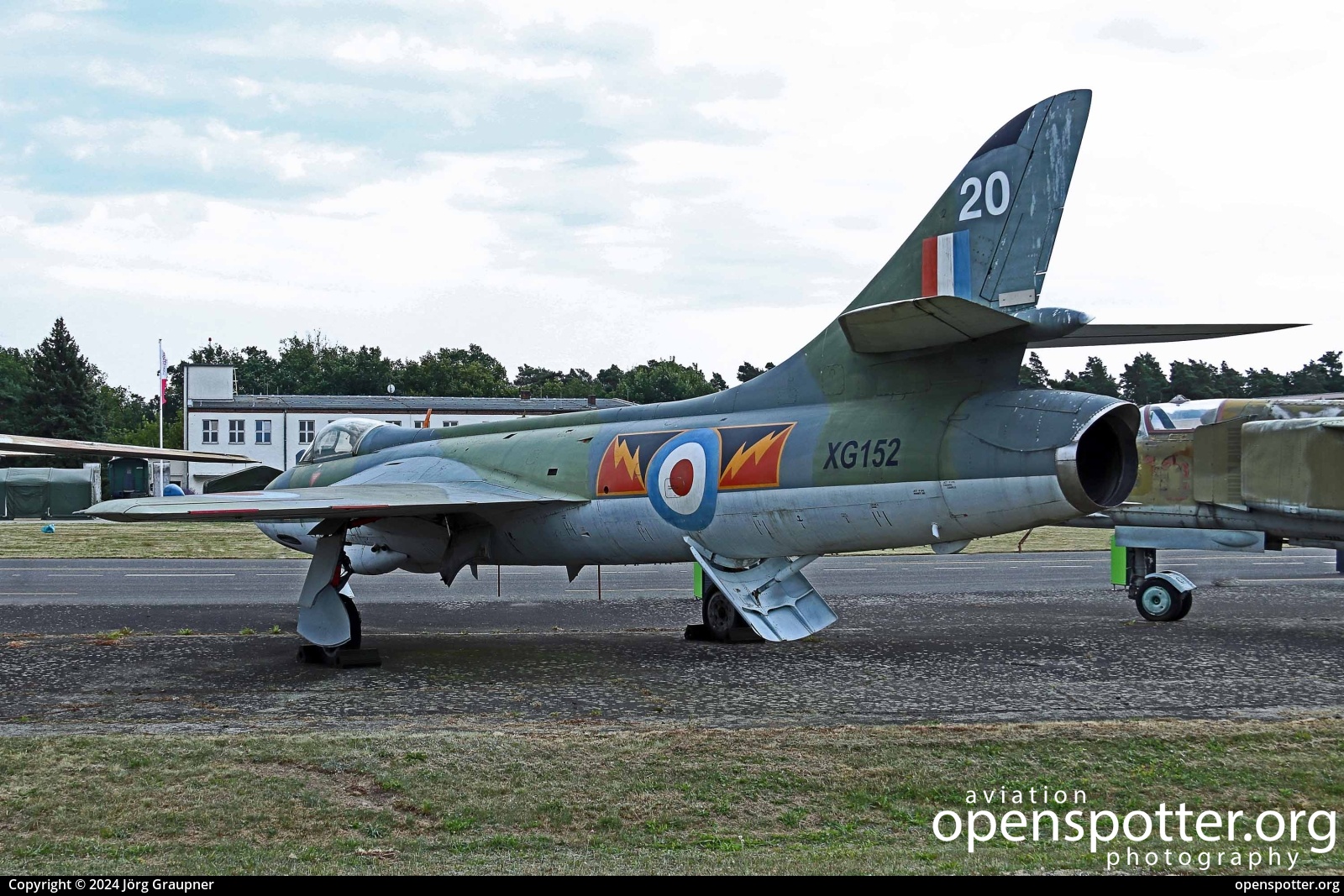 XG152 - Royal Air Force Hawker Hunter F.6A at RAF Gatow (GWW/EDBG) taken by Jörg Graupner | openspotter.org | ID: 90466