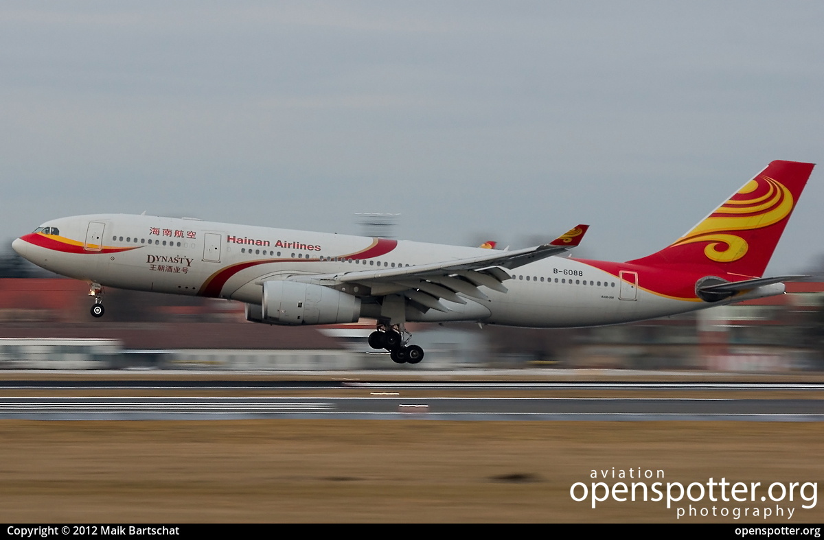 B-6088 - Hainan Airlines Airbus A330-243 at Berlin-Tegel Airport (TXL/EDDT) taken by Maik Bartschat | openspotter.org | ID: 3463