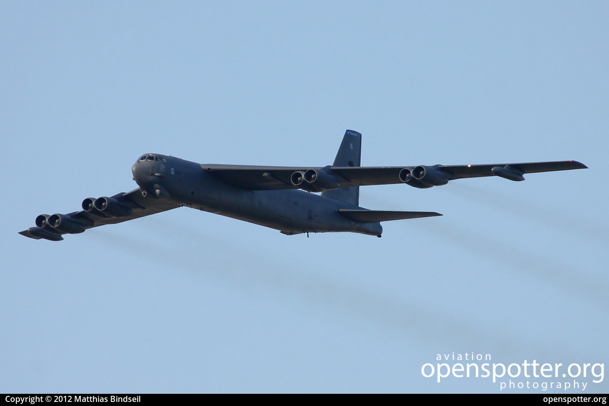 60-0024 - US Airforce (USAF) Boeing B-52H at Berlin-Schönefeld International Airport (SXF/EDDB) taken by Matthias Bindseil | openspotter.org | ID: 24549