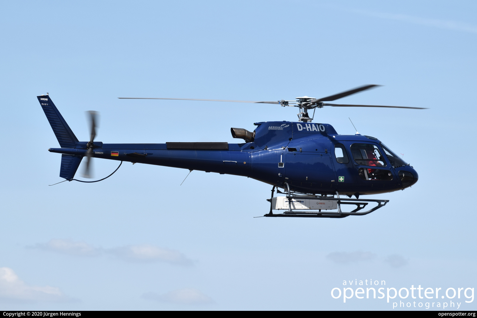 D-HAIO - Aeroheli International Airbus Helicopters H125 ECUREUIL at Flugplatz Schönhagen (EDAZ) taken by Jürgen Hennings | openspotter.org | ID: 68700