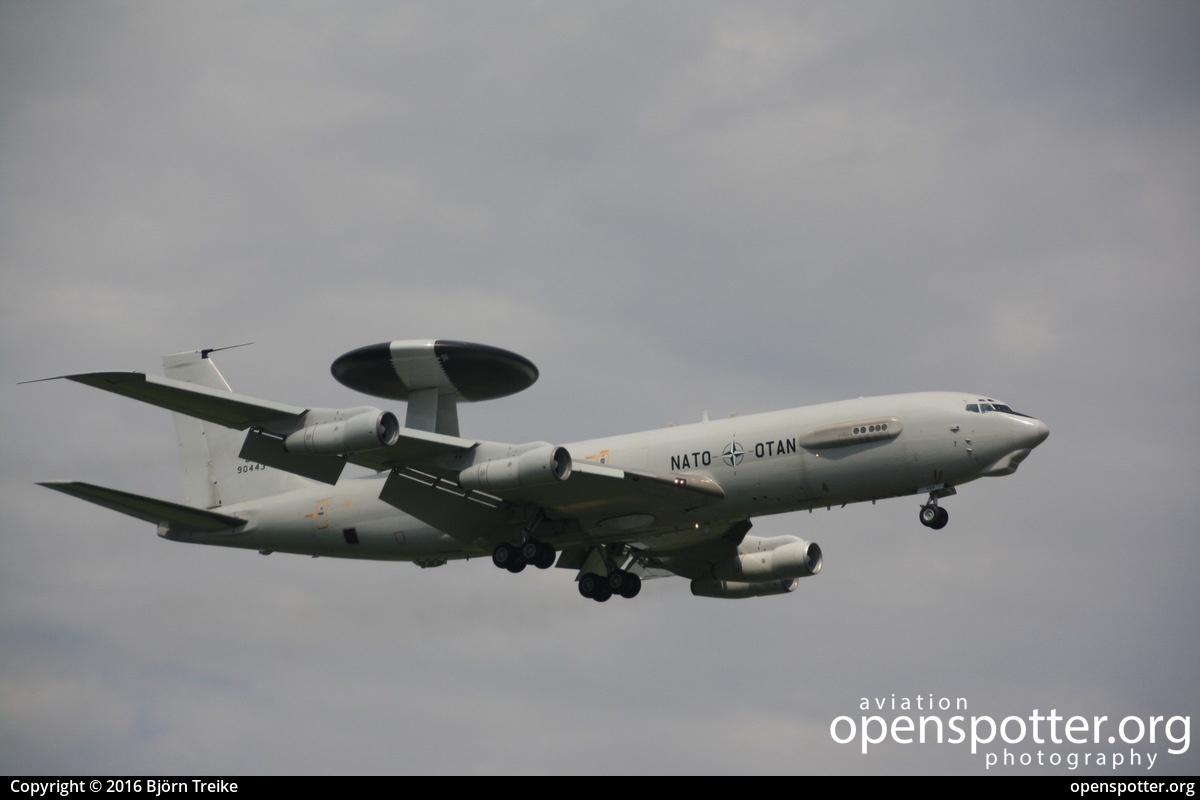 LX-N90443 - NATO / OTAN	 Boeing E-3A Sentry (707-320B) at Berlin-Schönefeld International Airport (SXF/EDDB) taken by Björn Treike | openspotter.org | ID: 30136