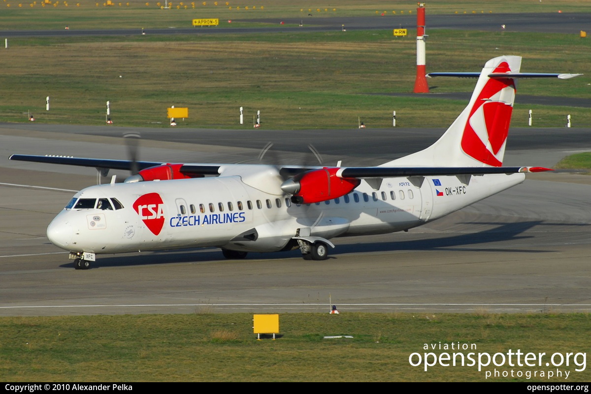 OK-XFC - Czech Airlines ATR 72-202 at Berlin-Tegel Airport (TXL/EDDT) taken by Alexander Pelka | openspotter.org | ID: 10829