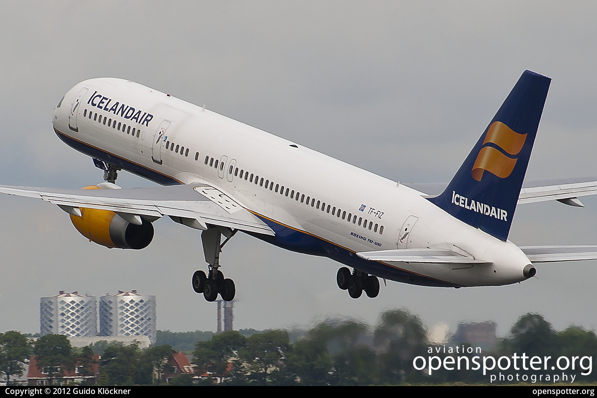 TF-FIZ - Icelandair Boeing 757-256(WL) at Schiphol Airport (AMS/EHAM) taken by Guido Klöckner | openspotter.org | ID: 4645