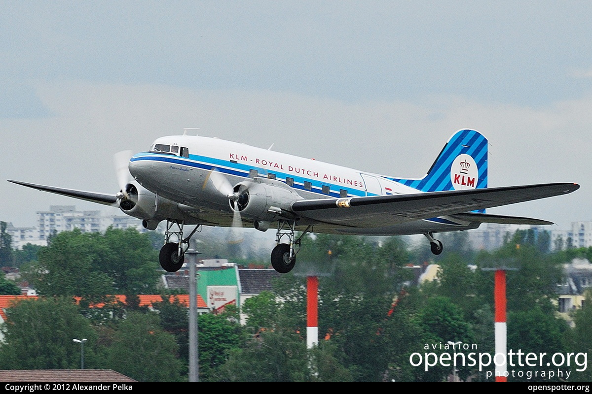 PH-PBA - KLM Royal Dutch Airlines Douglas DC-3C (S1C3G) at Berlin-Tegel Airport (TXL/EDDT) taken by Alexander Pelka | openspotter.org | ID: 11623