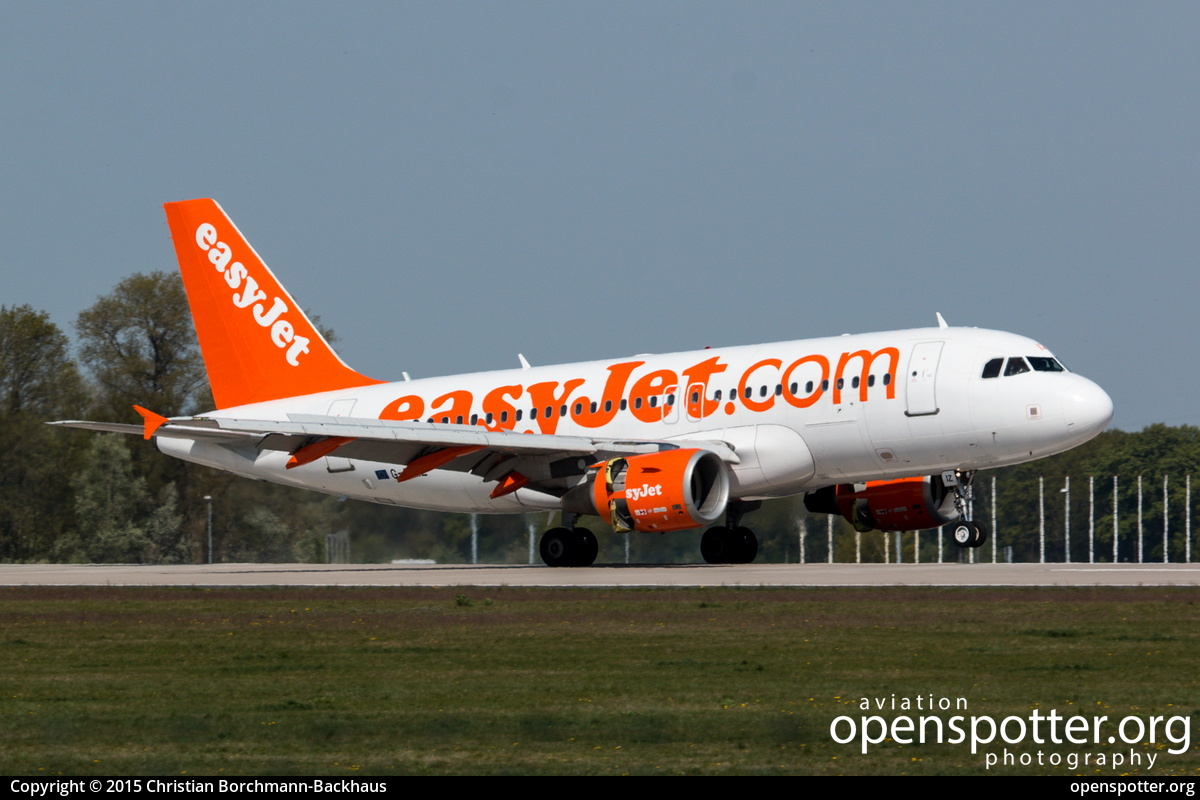 G-EZIZ - easyJet Airbus A319-111 at Berlin-Schönefeld International Airport (SXF/EDDB) taken by Christian Borchmann-Backhaus | openspotter.org | ID: 22713