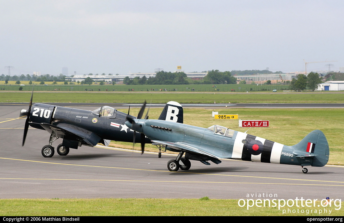 F-AZJS - Private / Untitled Supermarine Spitfire Mk.XIX at Berlin-Schönefeld International Airport (SXF/EDDB) taken by Matthias Bindseil | openspotter.org | ID: 27378