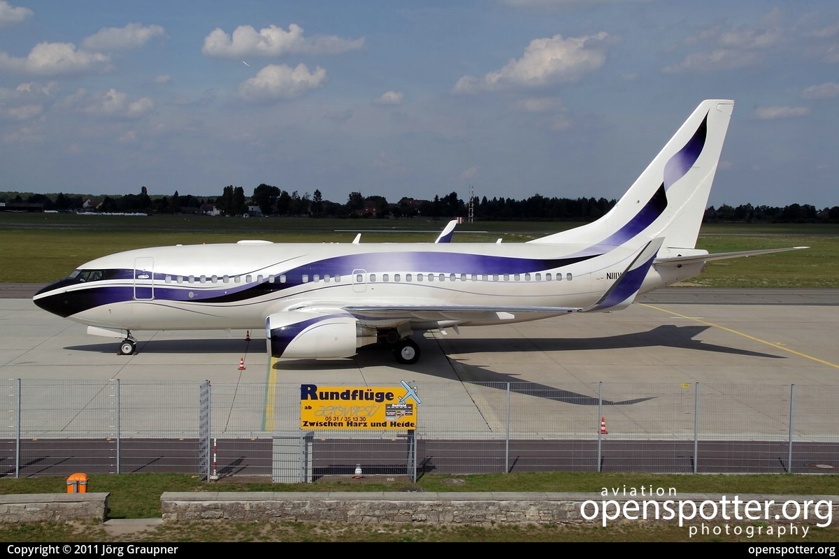 N111VM - Private / Untitled Boeing 737-7GV(BBJ) at Braunschweig-Wolfsburg Regional Airport (BWE/EDVE) taken by Jörg Graupner | openspotter.org | ID: 5339